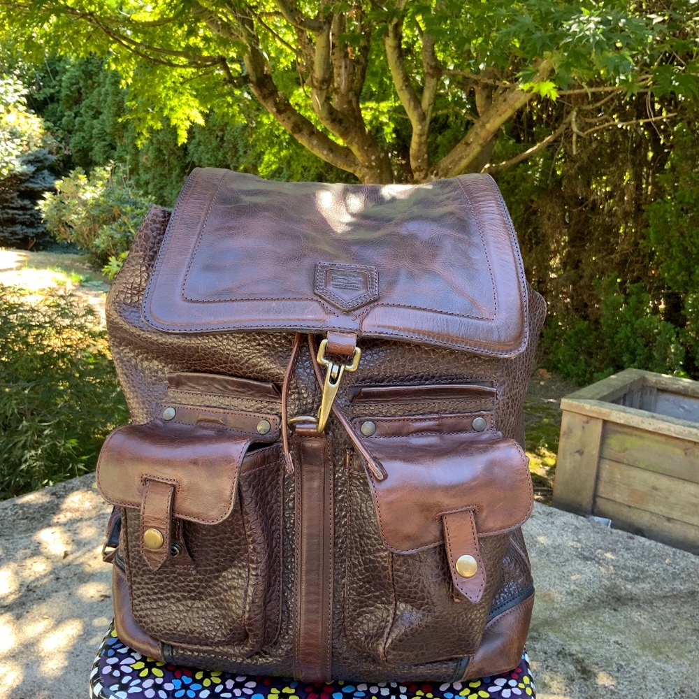 Theodore Leather Backpack from Mission Mercantile